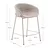 Bež barski stol (višina sedeža 65 cm) Yvette – Kave Home