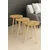 Hanah Home Set uklopivih stočića, 3 komada, Krem