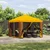 Gazebo 3 x 3 m Žuta Poliester i čelik 190 gsm