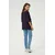 Kaffe Bluza Mona temno liila