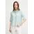 Lanena srajca United Colors of Benetton rjava barva