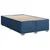 VIDAXL Box spring postelja z vzmetnico modra 100x200 cm blago