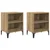 Noćni ormar 2 pcs Umjetnički hrast 40 x 30 x 50 cm