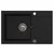 HOMEVELLO Kuhinjsko korito MIXA 681101 BLACK SET