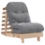 Futon na razvlačenje s madracem 60x206x11 cm masivna borovina