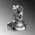 Aberto Design Dekorativna figura Yak-041-A, 35x42x32 cm