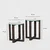 Hanah home Klub sto Amalfi 40x45x40cm Antracit
