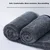BIAZE Set krpa za pranje auta, 30x40 cm, 2 komada, Sivi