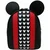 Ranac Disney Mickey Applique and Debossed Detailed Backpack
