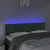 LED uzglavlje tamnozeleno 144x5x78/88 cm baršunasto