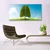 tulup.si Slika na steklu Grass nature tree pljuča 140x70 cm 4 obešalnika