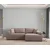 Atelier del Sofa Ugaona garnitura Pirlo 145x43x206cm Braon