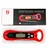 Digital kitchen thermometer with built-in bottle opener, red - Zokura