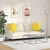 Jastučići za sjedenje 2 pcs Svijetlo žuta O50 x 19 cm tkanina