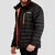 GymBeam Men‘s Puffer Jacket Black/Orange