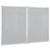 Magnetna bijela ploča sklopiva 100 x 80 x 1,7 cm aluminijska