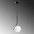 Opviq Luster Luminar-14110, 35x25x115cm, IP20, Belo-crni