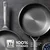 Stainless steel frying pan, 28 cm, Titanium One - BRA