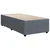 Vidaxl Box spring postelja z vzmetnico temno siva 90x200 cm žamet