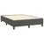 Vidaxl Box spring postelja z vzmetnico temno siva 140x200 cm žamet