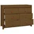 Vidaxl TV omarica medeno rjava 100x40x72 cm trdna borovina