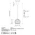 Opviq Luster Nova-15401, 20x20x115cm, IP20, Crni
