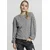 Womens oversize jumper with black/white stripes