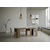 Ityhome Ityhome 90 x 77 konzolna miza rjava, (20847772)
