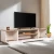 HANAH HOME TV polica Veramont White Cadiz Oak