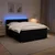 vidaXL Postelja boxspring z vzmetnico Črna 160 x 200 cm Blago