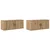 Zidni TV ormar set 2 pcs Umjetnički hrast 100 x 34,5 x 40 cm