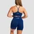 GymBeam Sportski grudnjak Sculpt Seamless Navy