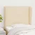 Vidaxl Vzglavje z ušesi krem 83x23x118/128 cm blago