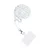 Privjesak za telefon CRYSTAL DIAMOND / dužina kabla 74cm (37cm u omči) / oko vrata bijeli