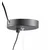 MASTER  Luster viseći LEILEY 51cm E27 509 crni