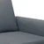 Vidaxl Dvosed temno siv 140 cm žamet