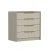Hanah Home Luxe 7939 Komoda Kale, Krem