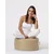 Atelier Del Sofa Garden Pouffe, okrogla podloga - Mink