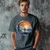 Camiseta Majica sa štampanim printom Cam 424, Muška, Tamnosiva
