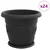 Saksije za biljke 24 pcs Crna O 34 x 28 cm Plastika