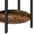 shumee Okrogla nočna omarica, temno rjava omarica, 45x45x62 I Begryf
