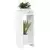 Stalak za biljke s policom 2 pcs Bijeli 30 x 30 x 80 cm