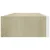Zidna polica s ladicama hrast i bijela 60x23,5x10 cm MDF