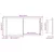 LED Ogledalo s Ormarom s policom Staro drvo 100 x 12 x 45 cm