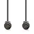 CAGL20000BK20 DIN Audio Kabl, DIN 5-Pin Muski, DIN 5-Pin Muski, Niklovan, 2.00 m, Okrugli, PVC, Crni