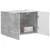 TV zidni ormar Zidne Betonski sivi 59,5 x 31 x 40 cm