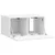 TV ormar za zid 59,5 x 41 x 30 cm Bijela visokog sjaja