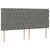 Vidaxl Box spring postelja z vzmetnico temno siva 180x200 cm blago