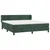 Vidaxl Box spring postelja z vzmetnico temno zelena 180x200 cm žamet