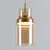 Rabalux 72035 - LED luster na sajli ZAYEN LED/10W/230V 3000K zlatan